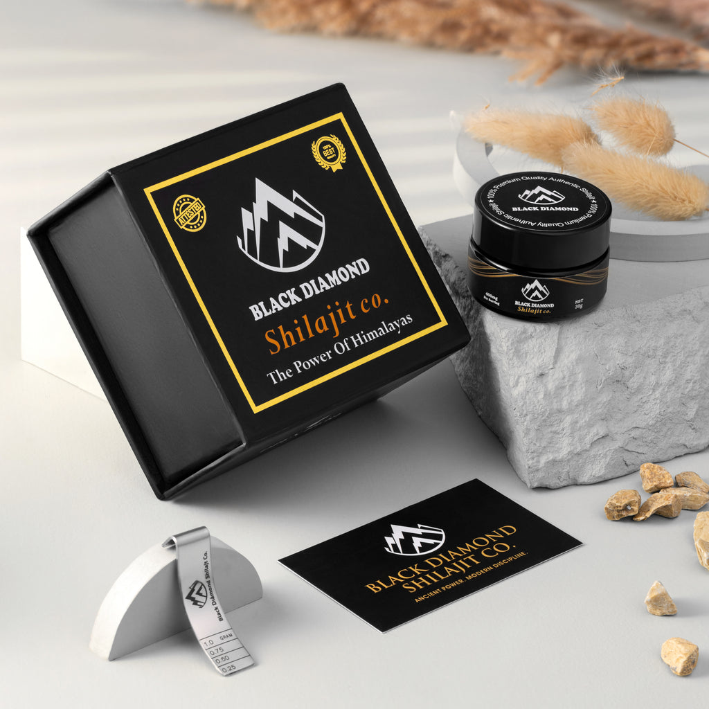 Black Diamond Shilajit – 100% Pure Himalayan Resin | Lab-Tested & Authentic