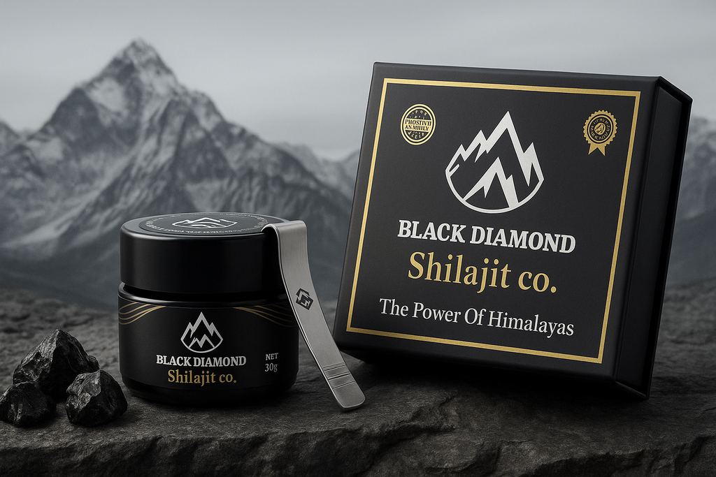 Black Diamond Shilajit – 100% Pure Himalayan Resin | Lab-Tested & Authentic